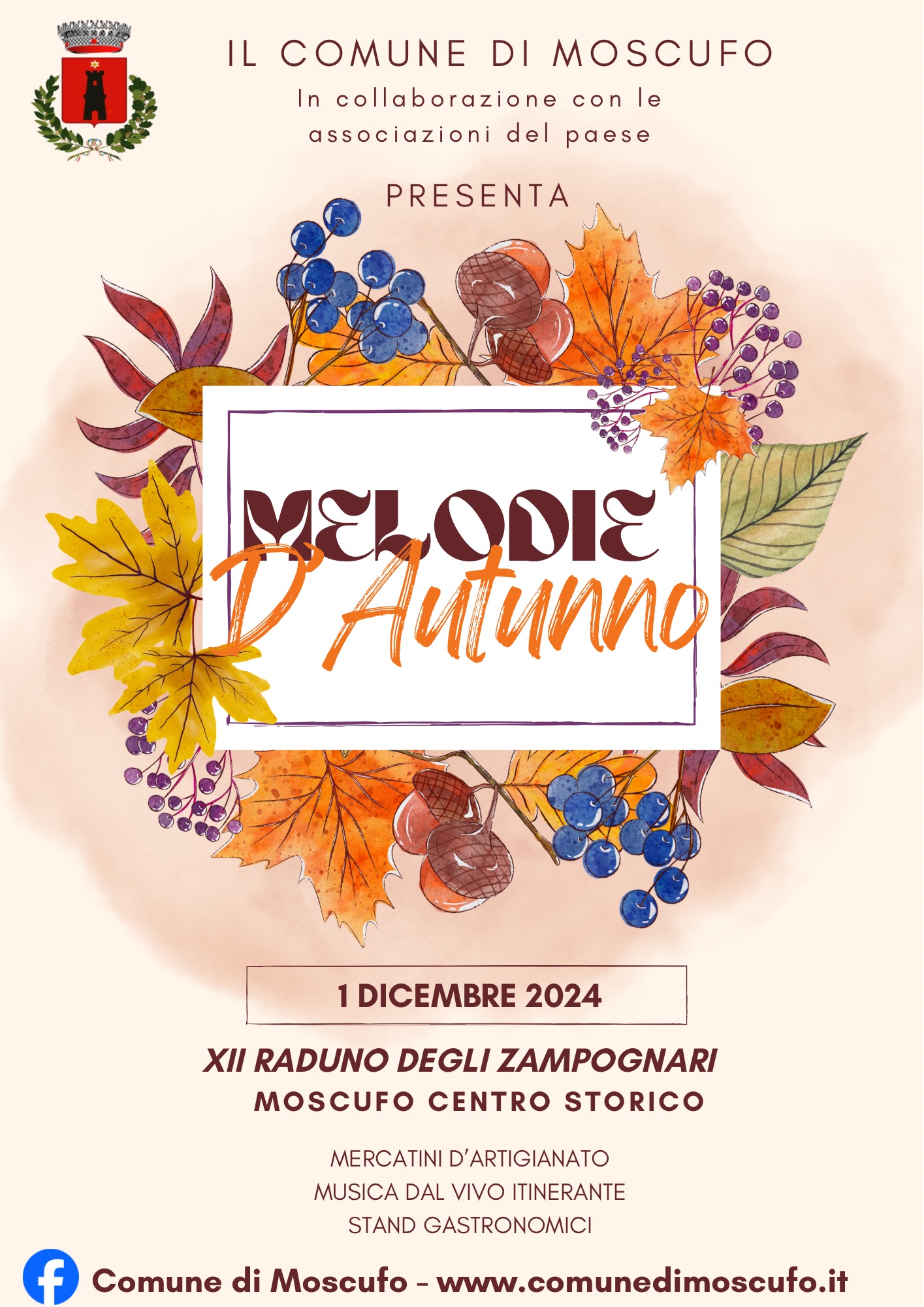 "Melodie d'Autunno" XII Raduno degli Zampognari 1° Dicembre 2024.